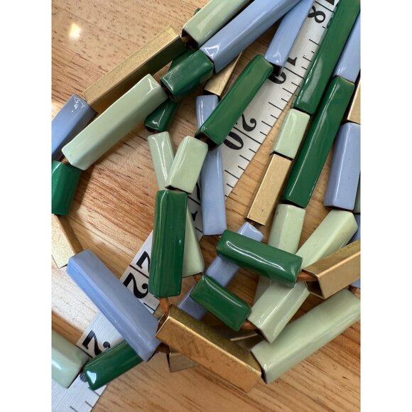 Kate Spade Saturday New York Beaded Confetti Statement Necklace W/ Leather Cord - Picture 9 of 16